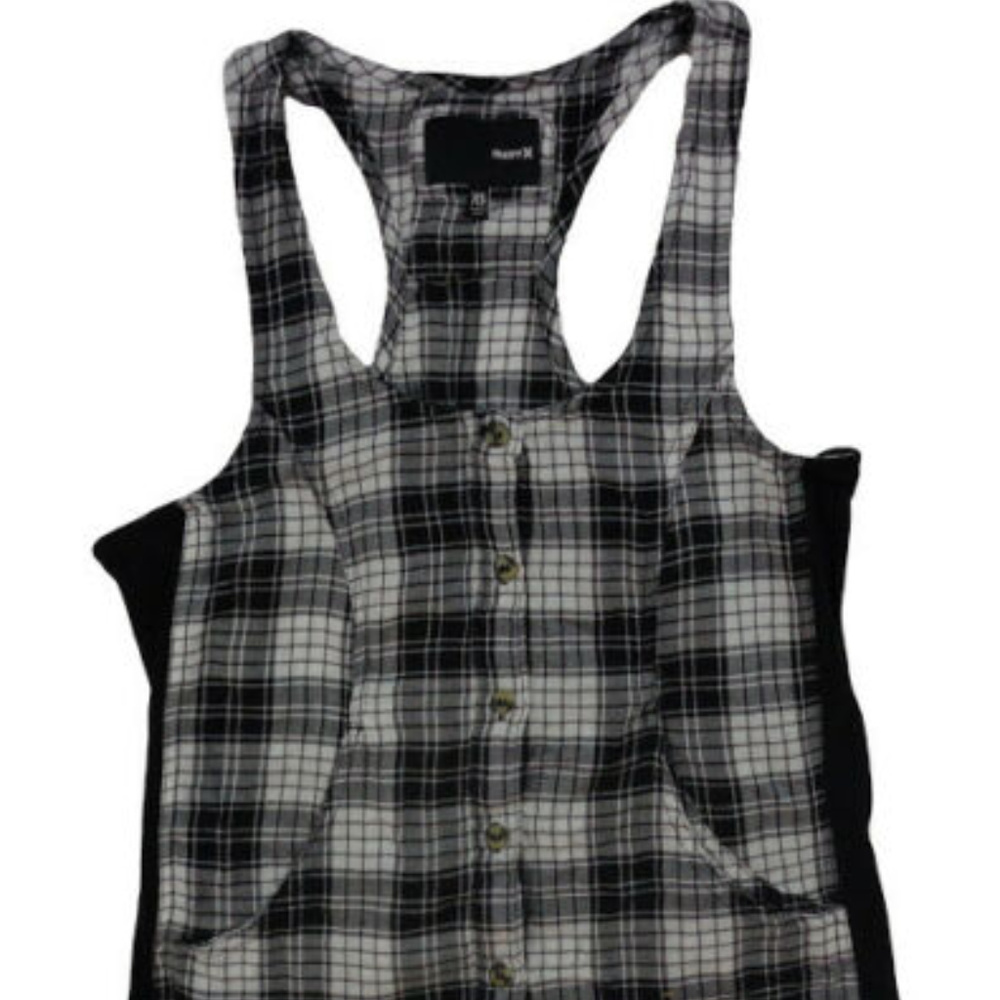 NWT Women's Wilson Button-Up Tank Top by Hurley